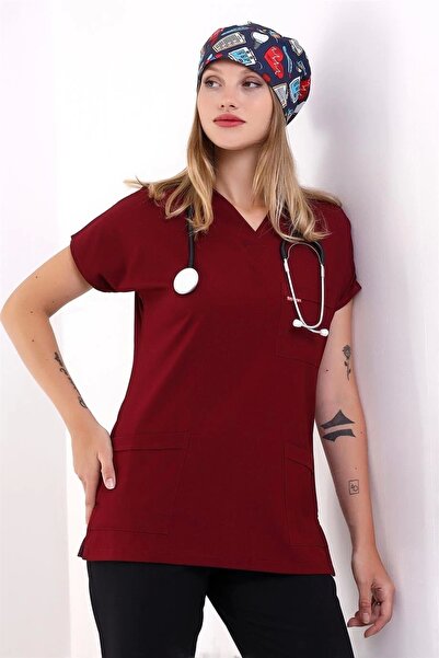 Bilenn Tekstil Bflex 6407 Top unisex cu mâneci liliac din lycra