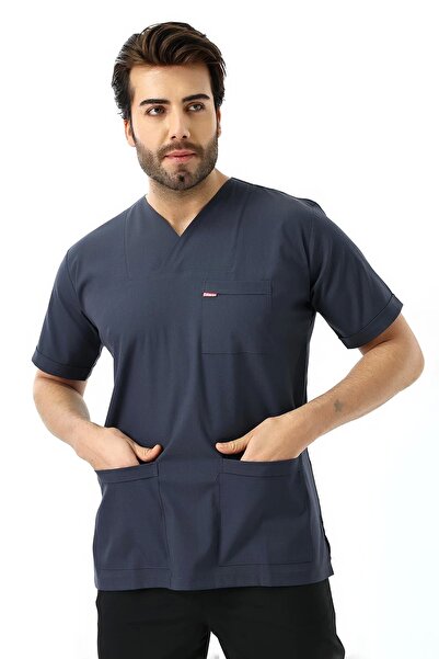 Bilenn Tekstil Top cu un singur guler plic din Lycra pentru bărbați - 6417 af...