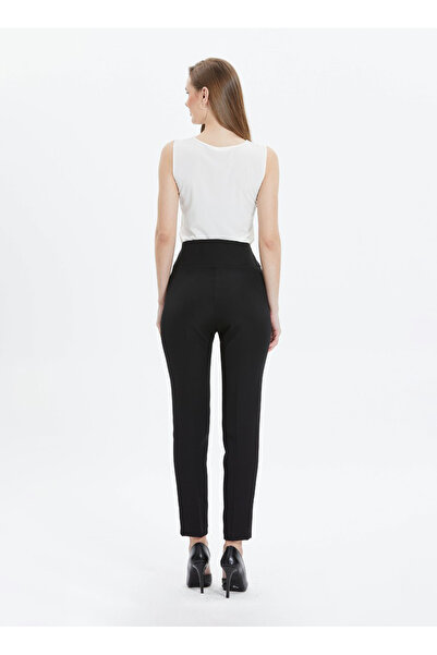 Selen Normal Bel Standart Siyah Kadın Pantolon 24YSL5167