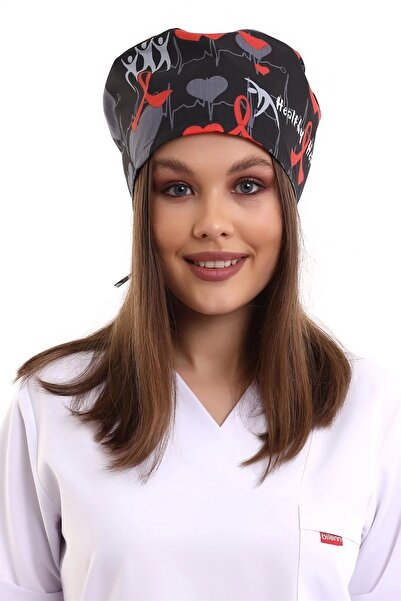 Bilenn Tekstil Bone - 4110 Kırmızı Kalpli