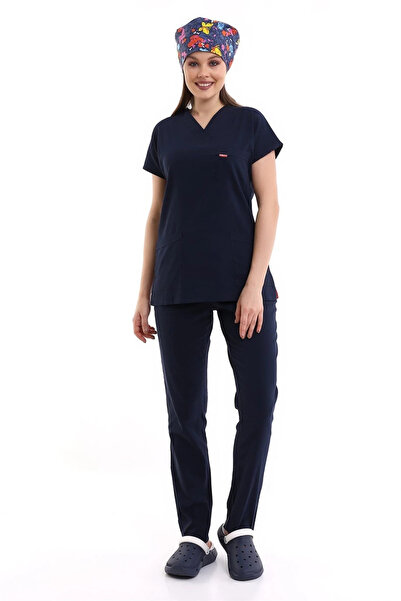 Bilenn Tekstil طقم جيرسي بأكمام الخفاش من Bflex - 4804 أزرق داكن