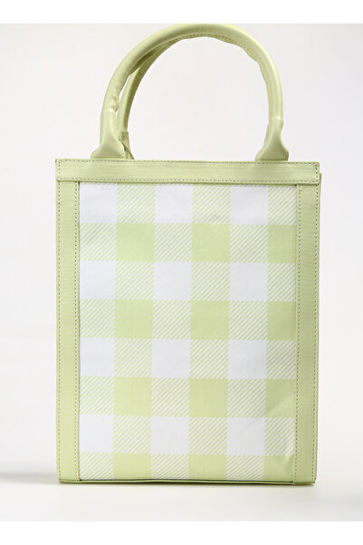 Fabrika Yeşil Kadın Omuz Çantası CHECK-PINA