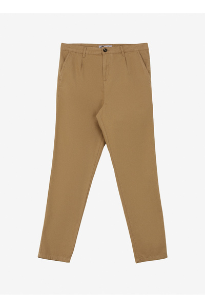 Lee Cooper Regular Waist Regular Fit Camel Hair Men's Chino Pants 242 LCM221005 ZARSE CAMEL