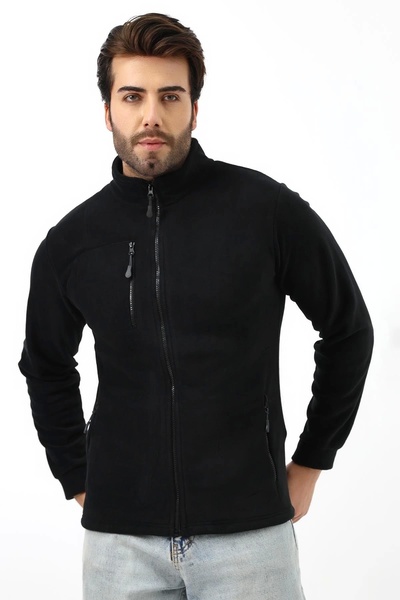 Bilenn Tekstil Ανδρικό παλτό Polar - Μαύρο