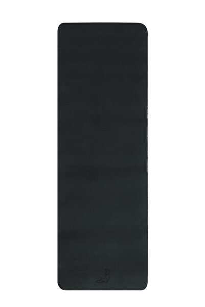 PETARYA Refresh Serisi 6 mm TPE Kaydırmaz Yoga Matı Pilates Minderi Siyah