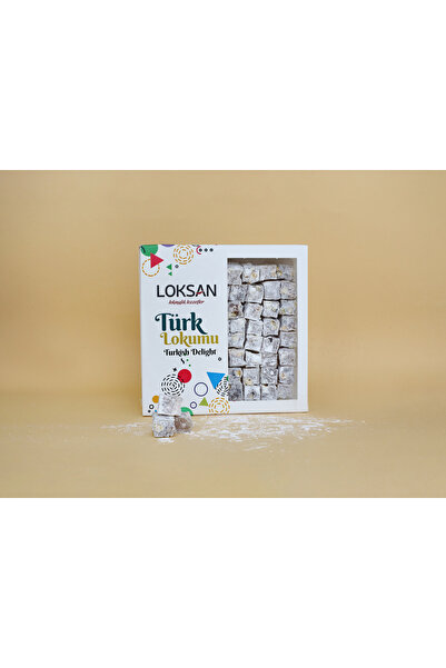 LoKSaN حلوى لوكوم مزدوجة المحمص مع مسحوق الفول السوداني 300 جرام