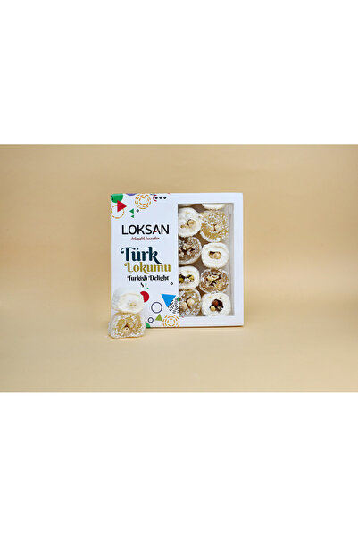 LoKSaN Klasik Karışık Sarma Lokum 300gr (Fındık-Antep fıstığı-Ceviz)