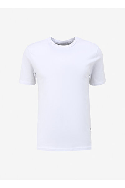 Lee Cooper Gât rotund Alb Bărbați tricou 242 LCM 242015 GAEL WHITE