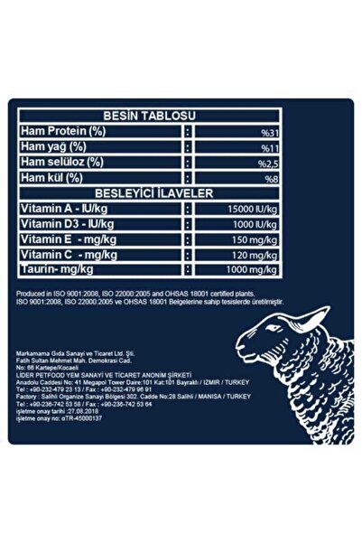 obivan Kuzu Etli Ve Yaban Mersinli Kedi Maması 10 Kg