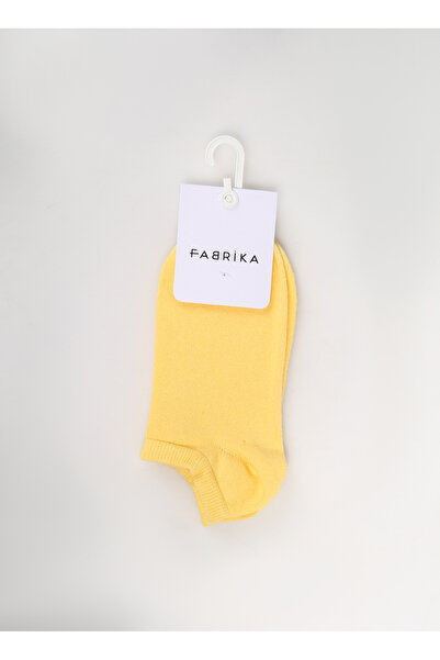 Fabrika Açık Sarı Kadın Sneaker Çorabı UL-KDN-PTK
