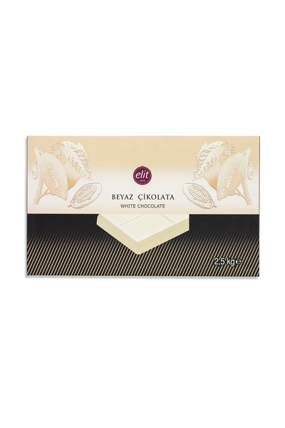 Elit Çikolata Beyaz Kuvertür Çikolata 2 5 kg