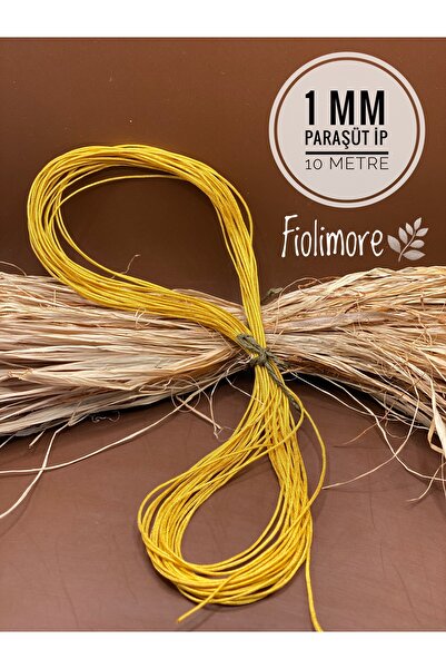 Fiolimore Paraşüt Ipi Hardal Sarısı 562 Renk 1.kalite 10 Metre Takı Bileklik ...