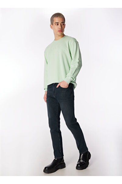Lee Cooper Jagger Green to Brow Normal Bel Slim Fit Men's Denim Trousers 242 Lcm 121037