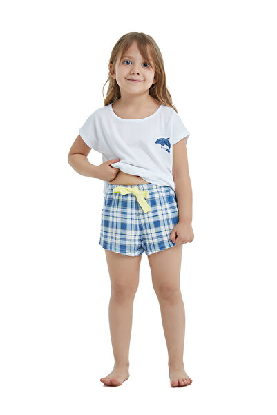 Blackspade Σετ Πιτζάμες Κοριτσίστικες Απλές Λευκές 60436