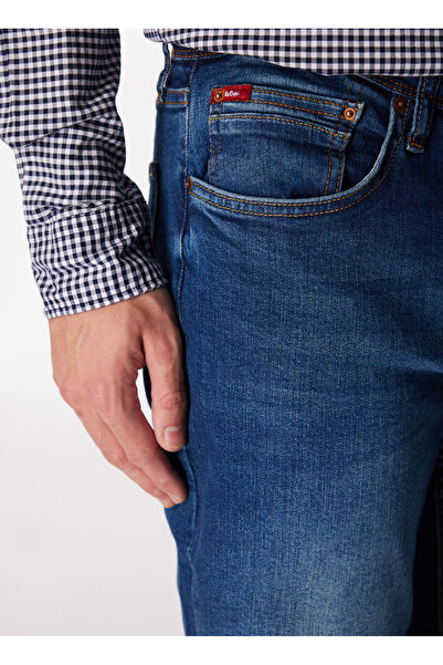 Lee Cooper Ανδρικό τζιν παντελόνι JAGGER ELLERY BLUE M Normal Waist Slim Fit 242 LCM 121025