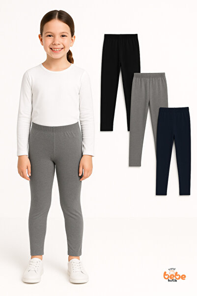 Trend Bebe Butik Devojčin set donjeg veša od 3 dela Čupkani materijal E Elast...