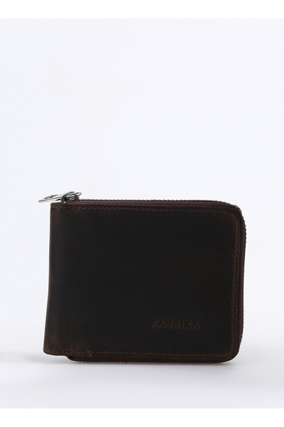Fabrika Kahve Erkek 11x9x2 cm Deri Cüzdan Frk 332 Crayz