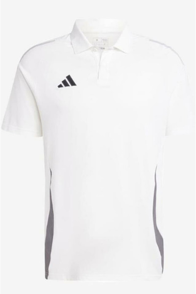 adidas IR7565 TIRO24 C POLO Ανδρικό μπλουζάκι με γιακά πόλο λευκό