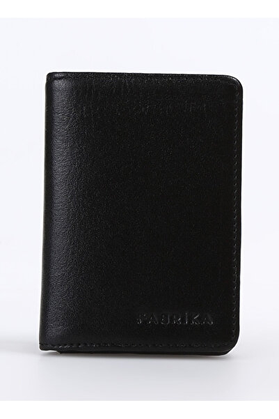 Fabrika Siyah Erkek 10x8x1 cm Deri Cüzdan Frk 331 Flt