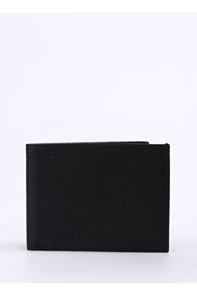 Fabrika Siyah Erkek 11x9x2 cm Deri Cüzdan Frk 334 Flt