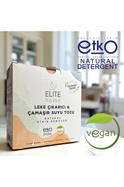 The Elite Home Doğal Ve Vegan Sertifikalı Leke Çıkarıcı Ve Çamaşır Suyu Tozu 1 Kg