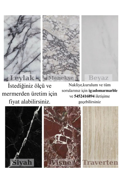 adomarmarblehandmadeandluxury ADOMAR Traverten Dresuar, Mermer Dresuar, Antre Dresuar, %100 Doğal Taş, Konsol Masası, Özel Ölçü