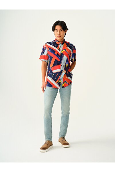 Loft Comfortable Cut Men's Shirt - Sleeves