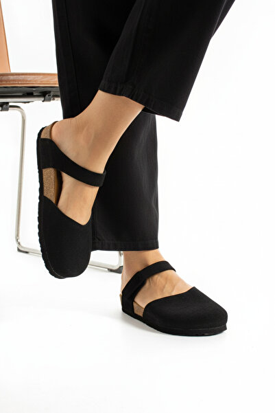 Uniqueqoop Papuci ortopedici Lugano din piele naturală cu talpă din plută