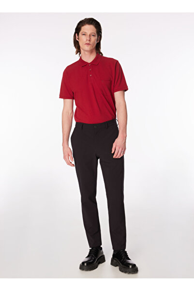 Fabrika Siyah Erkek Basic Chino Pantolon F4SM-PNT 0720