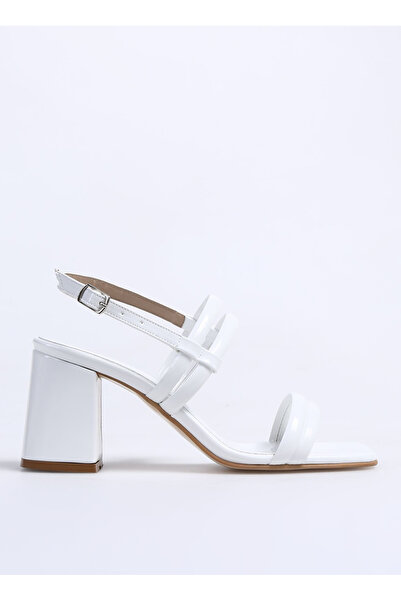 Fabrika Beyaz Kadın Topuklu Sandalet LUMIR