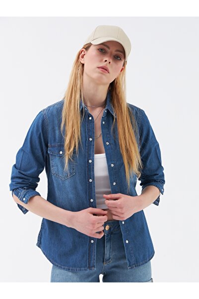 Loft Slim Fit Women's Shirt U.Sleeve