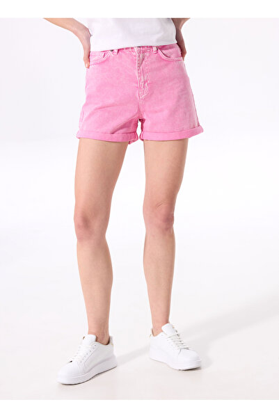 Fabrika Pembe Kadın Basic Şort F4SL-SHT0481