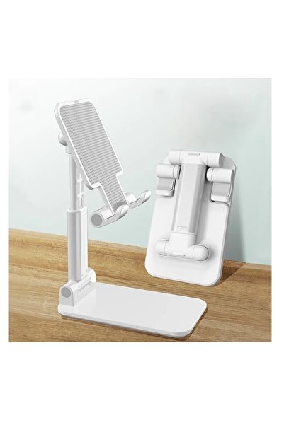 Mettzchrom Masaüstü Telefon Tutucu Stant Masaüstü Tablet Tutacak Şarj Standı