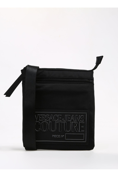 VERSACE JEANS COUTURE Siyah Erkek 22x24x1 cm Postacı Çantası 75YA4B67