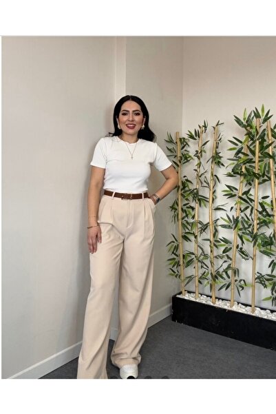 viyan butik Yüksel bel palazzo pantolon