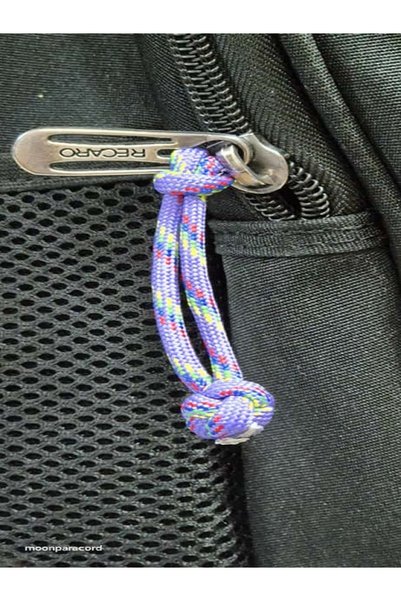 moonparacord حقيبة باراكورد بسحاب وحامل 5 عبوات بطول 7 سم
