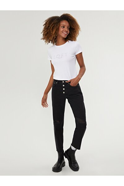 Loft Mom Regular Fit Kadın Pantolon