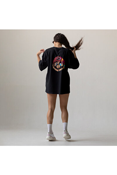 OEM Oversized T-shirt with Super Mario graphics