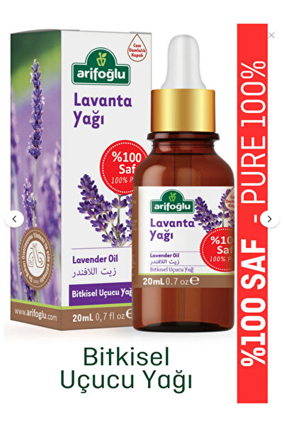 Arifoğlu Lavanta Yağı 20ml %100 Saf Ve Doğal Lavender