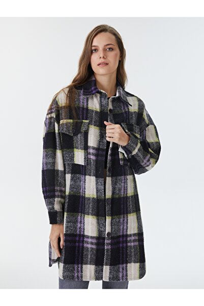 Loft Kadın Ekoseli Ceket
