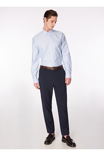 Fabrika Mavi Erkek Düğmeli Basic Gömlek F4SM-GML 1000