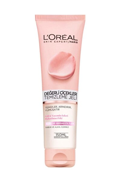 L'Oreal Paris Değerli Çiçekler Hassas Ciltler için Yüz Temizleme Jeli 150 ml ...
