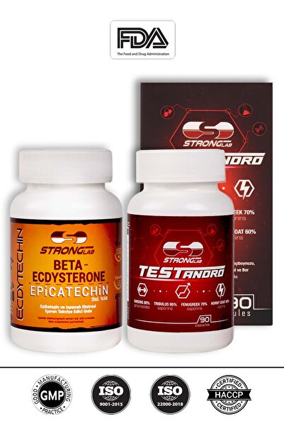 Strong Lab StrongLab, Testandro (TestoBooster), Ecdytechin - Beta-Ecdysterone...