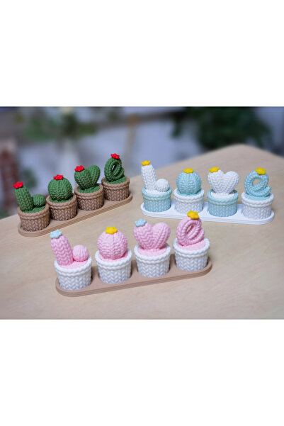 craftopya Love Örgülü Kaktüs Dekor