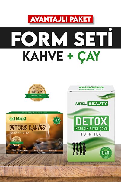 ASEL BİTKİSEL 1 Aylık Paket Form Çayı Detox kahve