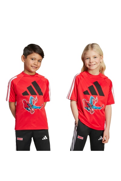 adidas Lk Mrvl Sm T Ανδρικό μπλουζάκι για αγόρια κόκκινο μπλουζάκι για αγόρια JM0832