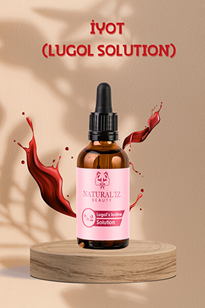 Natural'iz Beauty محلول لوجول 2% قطرات يود 50 مل