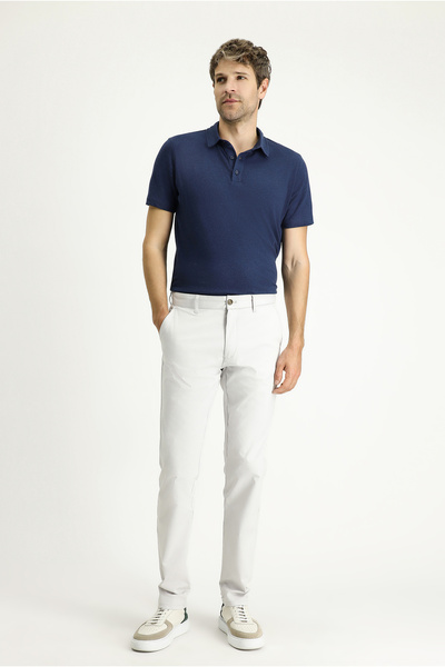 Kiğılı Regular Fit Likralı Kanvas / Chino Pantolon