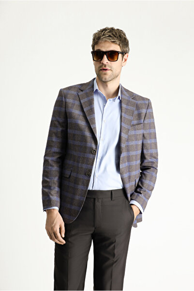 Kiğılı Κλασικό καρό μπουφάν