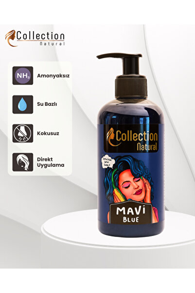 collection naturel Balyaj Boyası 250ml Mavi